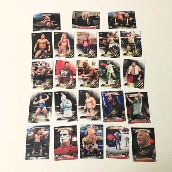 2016  WWE Topps Lot of 23 Wrestling Cards NXT Mix Lot - Picture 2 of 16